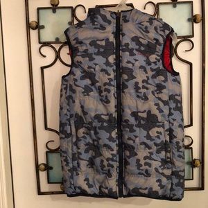 Boys DKNY medium reversible winter vest